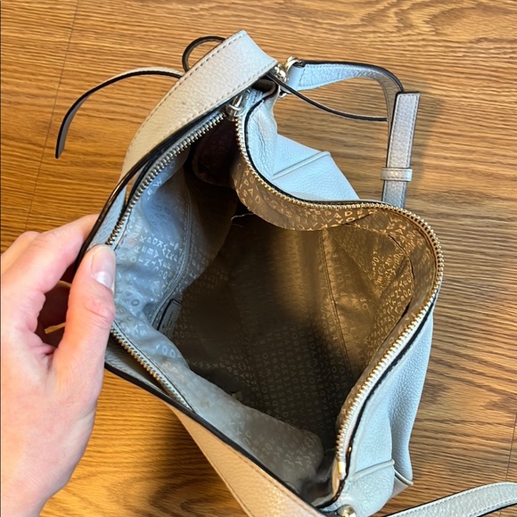 Kate Spade Gray Leather Shoulder Bag - Picture 5 of 6